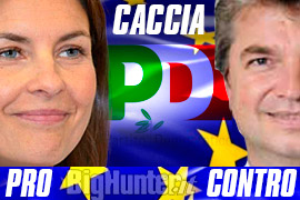 Anti e Pro caccia europee PD